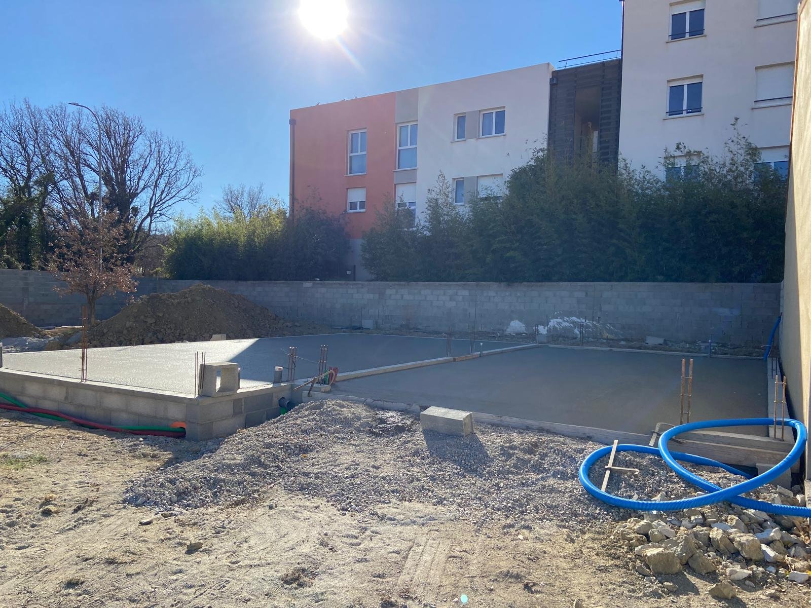 Maçonnerie pour une construction de Villa R+1 à Thuir Maçonnerie pour une construction de Villa R+1 à Thuir