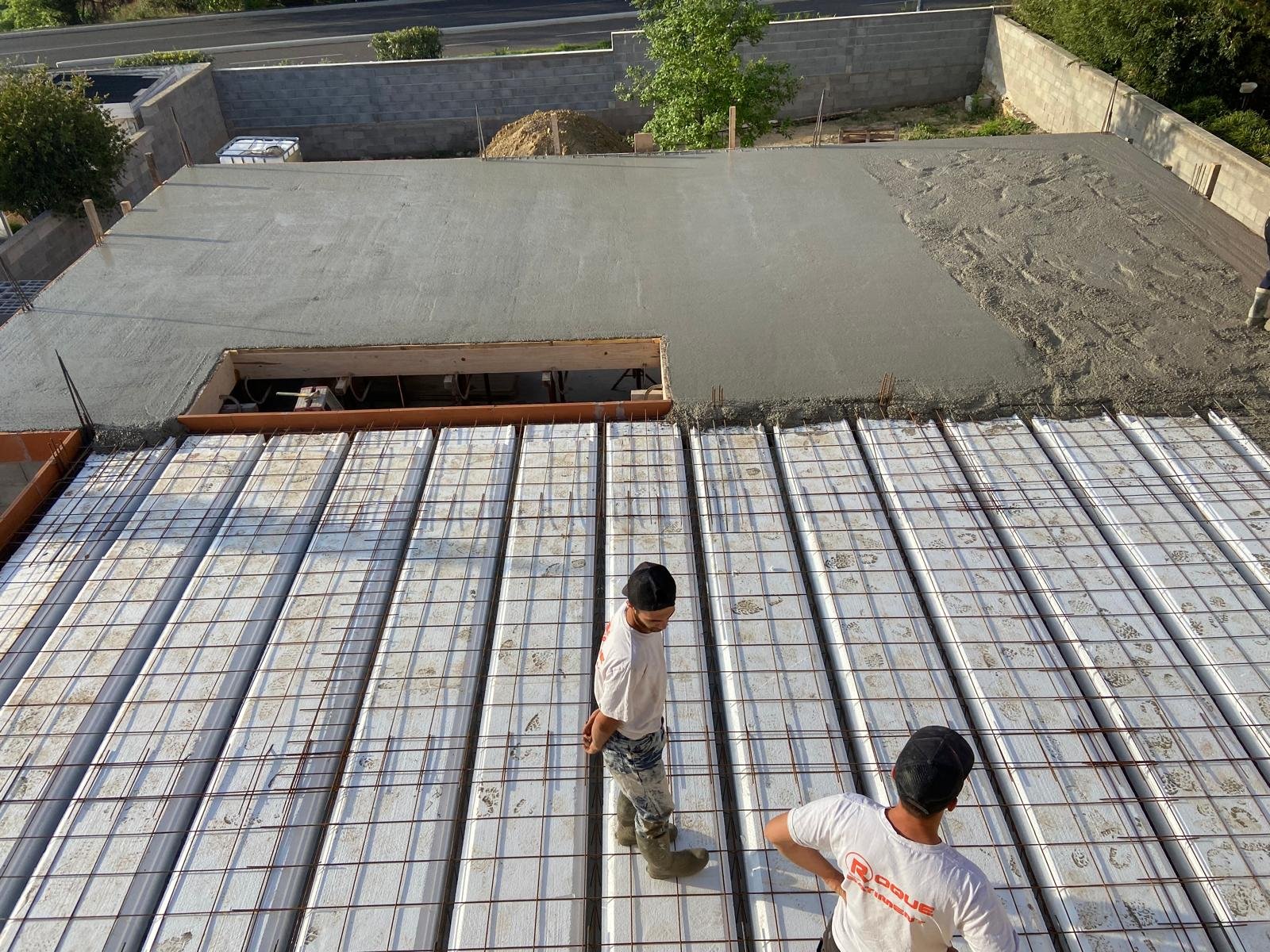 Maçonnerie pour une construction de Villa R+1 à Thuir Maçonnerie pour une construction de Villa R+1 à Thuir